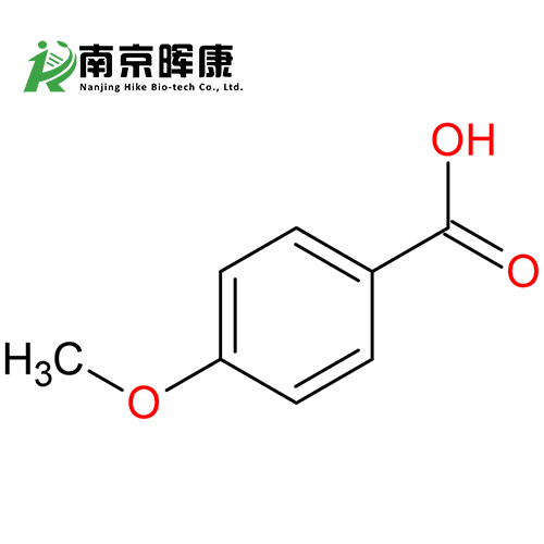 对甲氧基苯甲酸的分子结构式